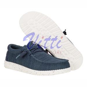HEY DUDE WALLY STRETCH SOX MISURA 43 NAVY (UOMO)