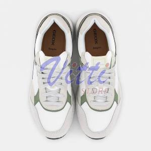 GEOX U BRANTHON MISURA 41 WHITE-OLIVE (UOMO)