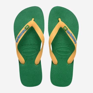 HAVAIANAS BRASIL LOGO MISURA 37-38 GREEN-YELLOW (ACCESSORI)
