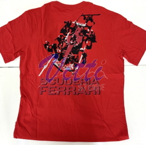 PUMA T-SHIRT FERRARI CAR GRAPHIC MISURA M ROSSO CORSA (UOMO)