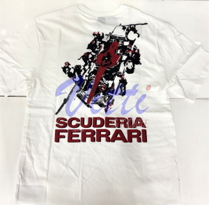 PUMA T-SHIRT FERRARI CAR GRAPHIC MISURA L WHITE (UOMO)