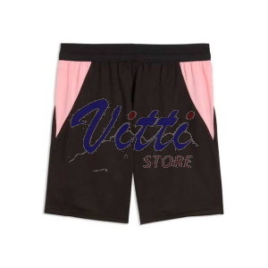 PUMA PALERMO SHORT MISURA 5-6 ANNI BLACK-PINK (BAMBINI)