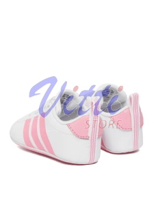 ADIDAS GRAND COURT CRIB MISURA 16 WHITE-PINK (BAMBINI)