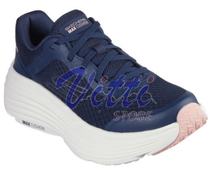 SKECHERS MAX CUSHIONING MISURA 36.5 NAVY-PINK (DONNA)