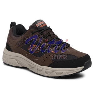 SKECHERS OAK CANYON MISURA 41 CHOCOLATE-BLACK (UOMO)