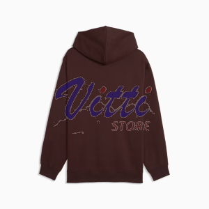 PUMA FELPA TAPE FULL-ZIP MISURA M CHOCOLATE (UOMO)