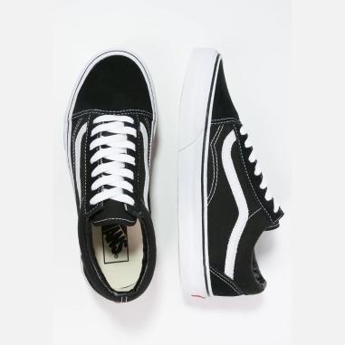 VANS WARD MISURA 36 BLACK-WHITE (BAMBINO)