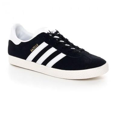 ADIDAS GAZELLE J MISURA 36 BLACK-WHITE (DONNA)
