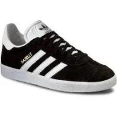 ADIDAS GAZELLE MISURA 44 BLACK-WHITE (DONNA)