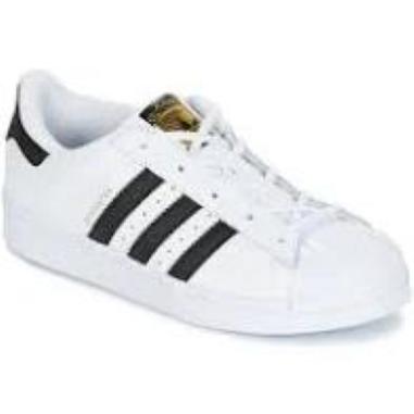 ADIDAS SUPERSTAR C MISURA 31 WHITE-BLACK (BAMBINO)