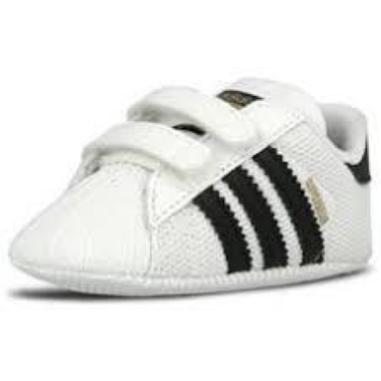 ADIDAS SUPERSTAR CRIB MISURA 19 WHITE-BLACK (BAMBINI)