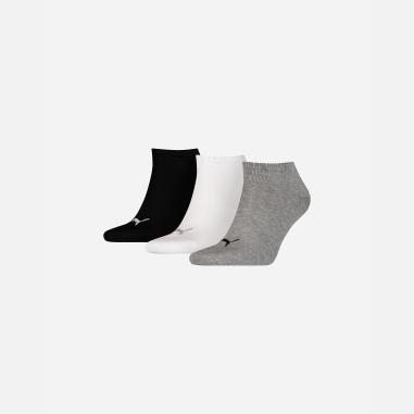 PUMA SNEAKER SOCKS MISURA 39-42 BLACK-GRAY-WHITE (ACCESSORI)