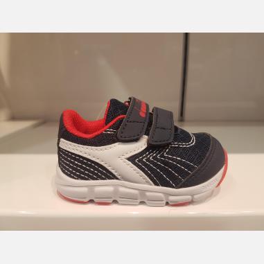 DIADORA FLAMINGO 5 IBLUE-RED MISURA 22 (bambino)