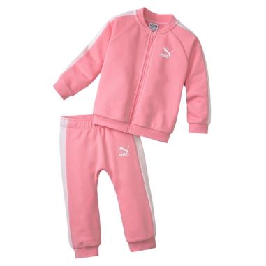 TUTA PUMA MINICATS T7 JOGGER COL PEONY MIS 4/6 MESI