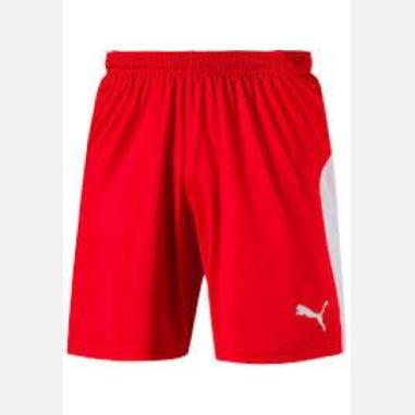 PUMA LIGA SHORT MISURA XXL  RED-WHITE (UOMO)