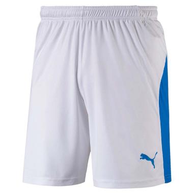 PUMA LIGA SHORT MISURA XXL WHITE-ELECTRIC BLUE (UOMO)