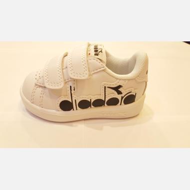 DIADORA GAME P BOLDER TD WHITE/BLACK MISURA 22 (BAMBINO/A)