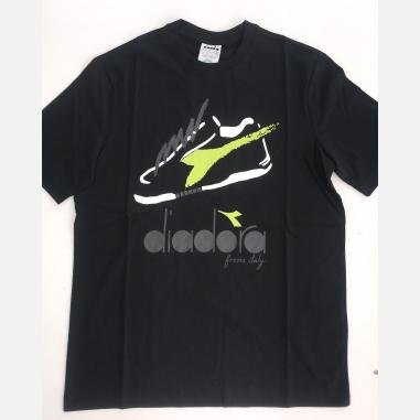 DIADORA T-SHIRT KRK MISURA XS BLACK (uomo) 