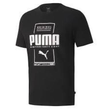 PUMA T-SHIRT BOX MISURA L BLACK (UOMO)