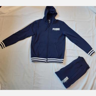 PUMA TUTA SWEAT FULL MISURA S BLUE (UOMO)