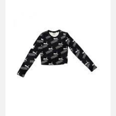 PUMA T-SHIRT AMPLIFILED MISURA L  BLACK (DONNA)