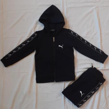 PUMA TUTA FULL ZIP MISURA 3-4 ANNI BLACK (BAMBINI)