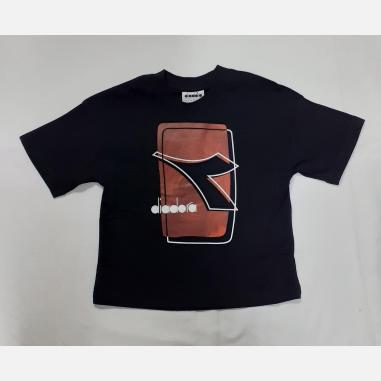 DIADORA T-SHIRT ELEMENTS MISURA M BLACK (BAMBINO)