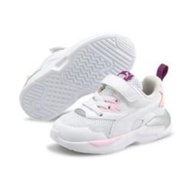 PUMA X-RAY LITE MISURA 25 WHITE-PINK LADY (BAMBINA)