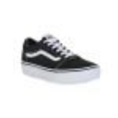 VANS WARD PLATFORM MISURA 34.5 BLACK-WHITE (BAMBINA)