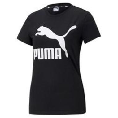 PUMA T-SHIRT CLASSICS   LOGO MISURA S BLACK (DONNA)