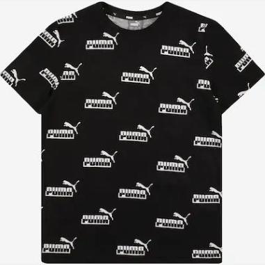 PUMA T-SHIRT AMPLIFIED MISURA 15-16 ANNI BLACK (BAMBINO)
