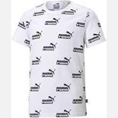PUMA T-SHIRT AMPLIFIED MISURA 13-14 ANNI WHITE (BAMBINO)