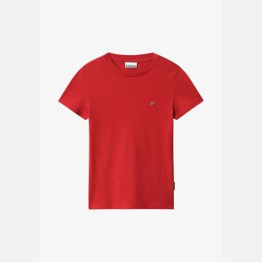 NAPAPIJRI T-SHIRT K SALIS MISURA 10 ANNI OLD RED (BAMBINO)