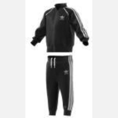 ADIDAS TUTA TRACK MISURA 15-16 ANNI BLACK-WHITE (BAMBINO)