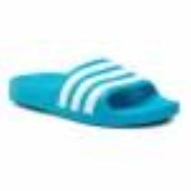 ADIDAS ADILETTE MISURA 28 AQUA K BLUE (BAMBINO)