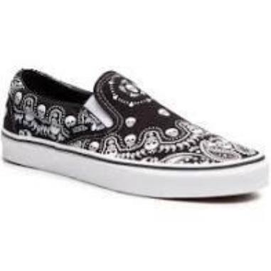 VANS SLIP-ON MISURA 36.5 BLACK-WHITE (DONNA)