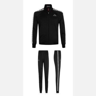 KAPPA TUTA BANDA ANNISTON SLIM MIS YL BLACK/WHITE (BAMBINI)