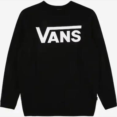 VANS FELPA CLASSIC MISURA S BLACK (BAMBINI)