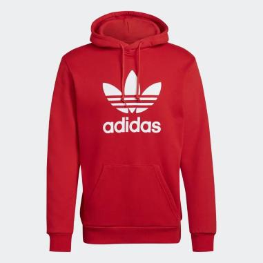 ADIDAS FELPA TREFOIL MISURA 42 RED-WHITE (DONNA)