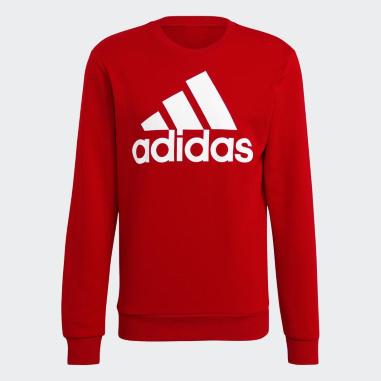 ADIDAS FELPA MISURA XL SCARLET-WHITE (UOMO)