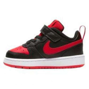 NIKE COURT MISURA 26 BLACK-RED (BAMBINI)