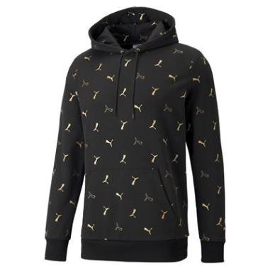 PUMA FELPA MISURA L BLACK-GOLD (UOMO)