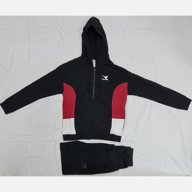 DIADORA TUTA L.TRACKSUIT MISURA S BLACK (DONNA)