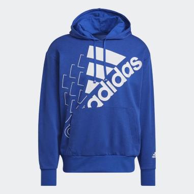 ADIDAS FELPA FELPA MISURA L BLUE-WHITE (UOMO)