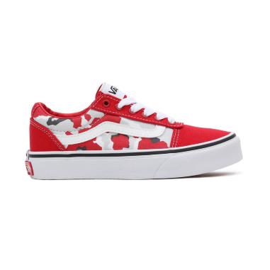 VANS WARD MISURA 30.5 RED-WHITE-CAMO (BAMBINI)