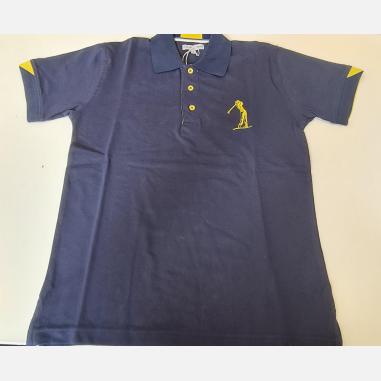 U.S. GOLF CLUB POLO 1206 MISURA M BLU- YELLOW (UOMO)