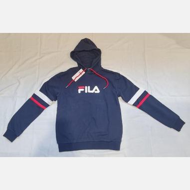 FILA FELPA MISURA L BLACK IRIS-WHITE-RED (UOMO)