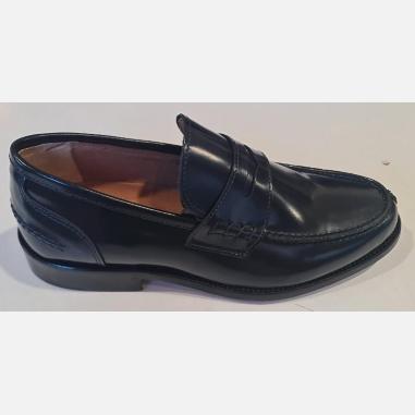 CAMPANILE 310 MOCASSINO MISURA 39 ABRASIVATO BLU (UOMO)