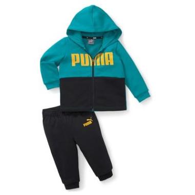 PUMA TUTA MINICATS MISURA 3-6 MESI GREEN-BLACK  (BAMBINI)
