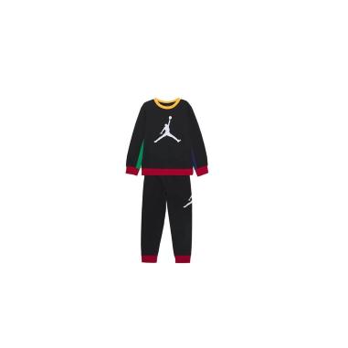 NIKE JORDAN TUTA MISURA 12 MESI BLACK-RED-YELLOW-GREEN-BLUE (BAMBINI)
